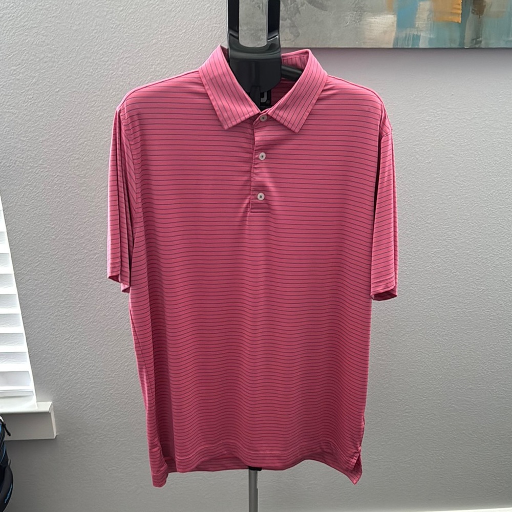FootJoy Pink Performance Polo Shirt
